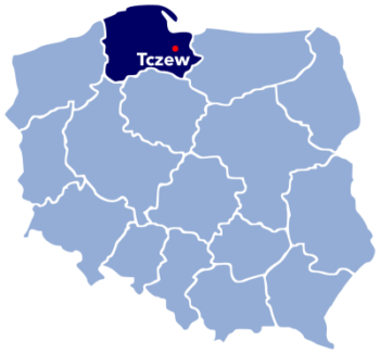 Mapa Tczew